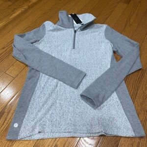 EP NY EPNY Womens  1/4 Zip Pullover Collar Long Sleeve‎ XS NWT